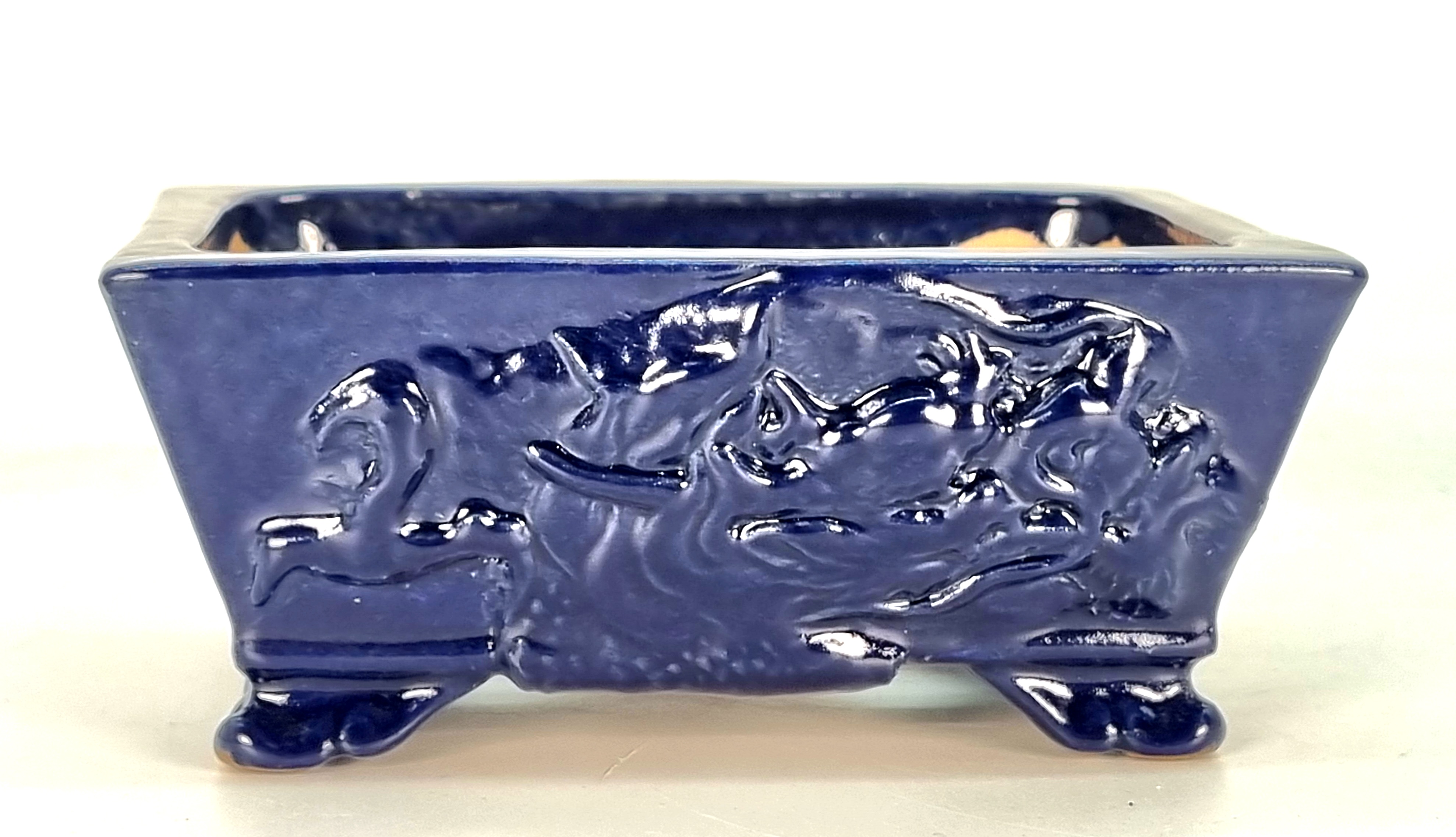 Bonsaischale Tokoname Kakuzan Drachenschale 11x8,5x5 cm