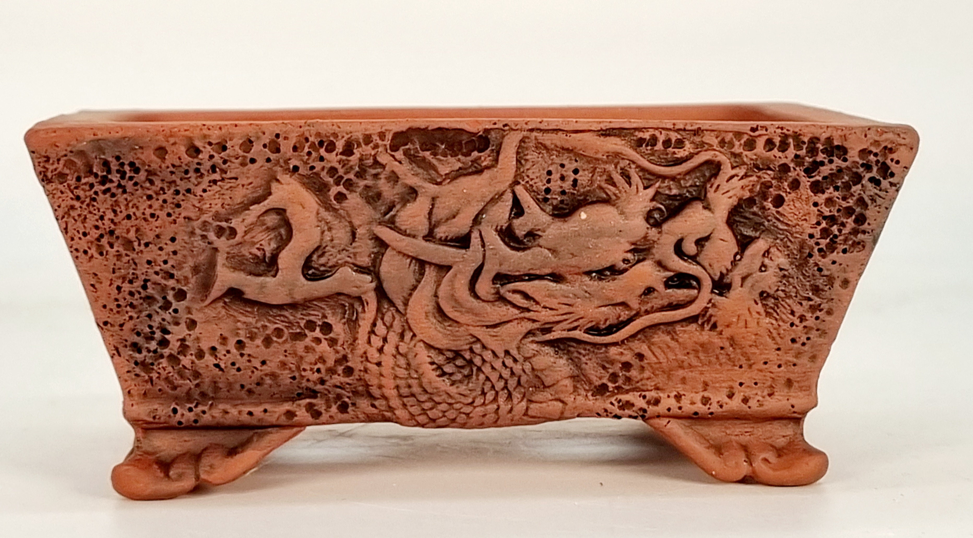 Bonsaischale Tokoname Kakuzan Drachenschale 11x8,5x5 cm