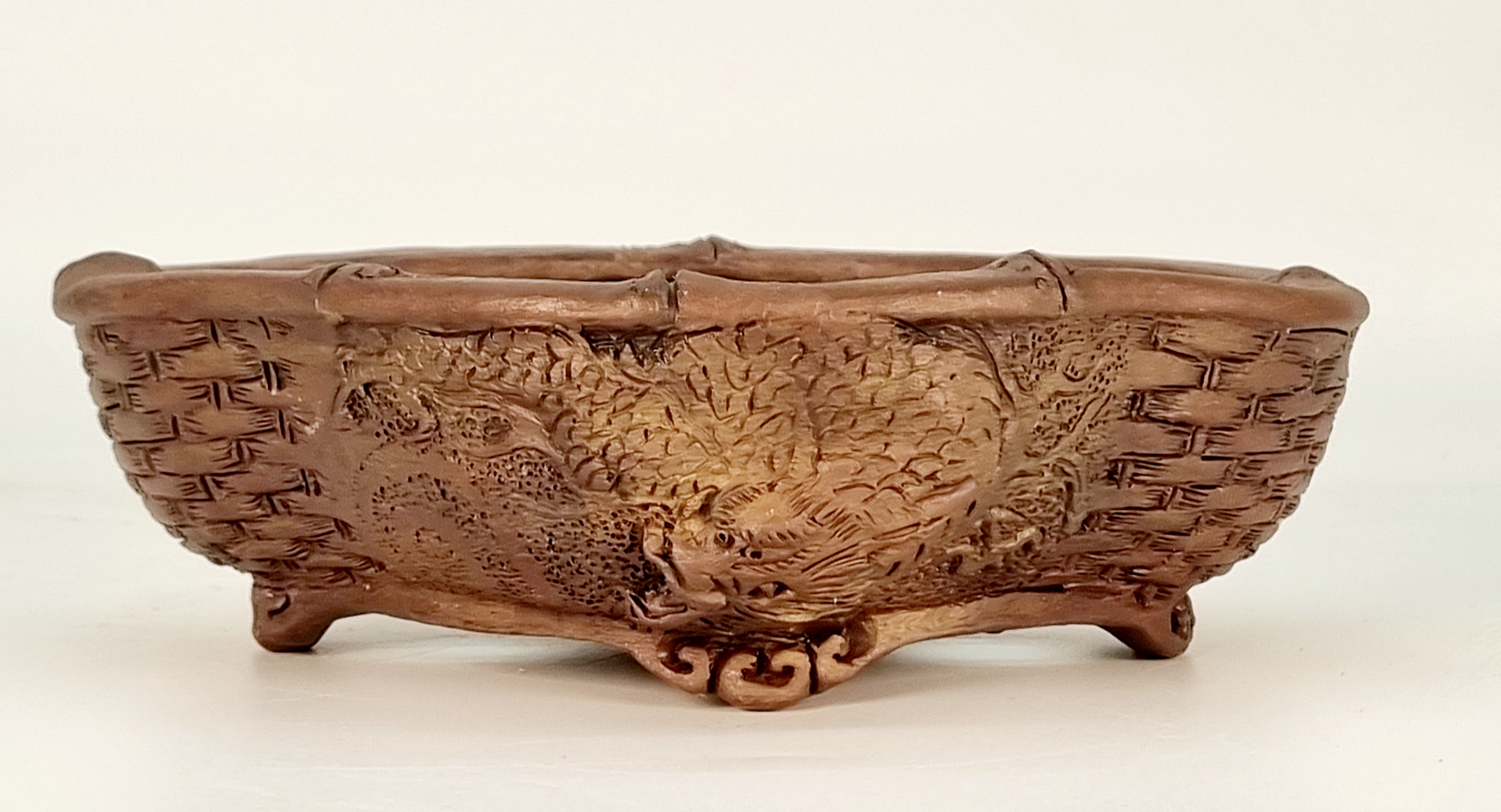 Bonsaischale Tani Ranzan Drachenschale 15,8x13x4,7 cm