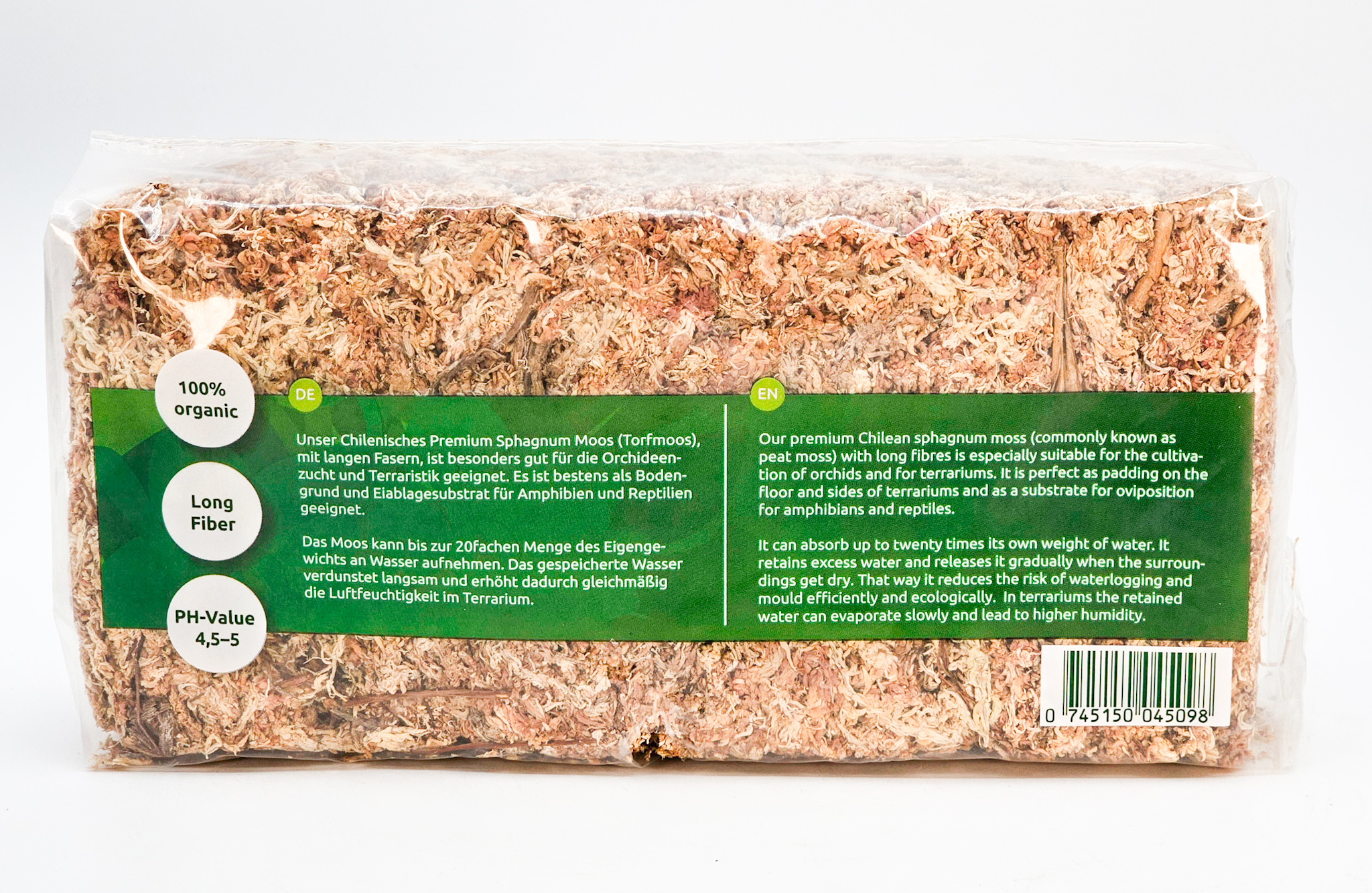 Sphagnum Moos aus Chile 150 Gramm